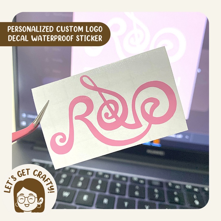 [REGULAR] Personalized Custom Logo Vinyl Decal Sticker Waterproof