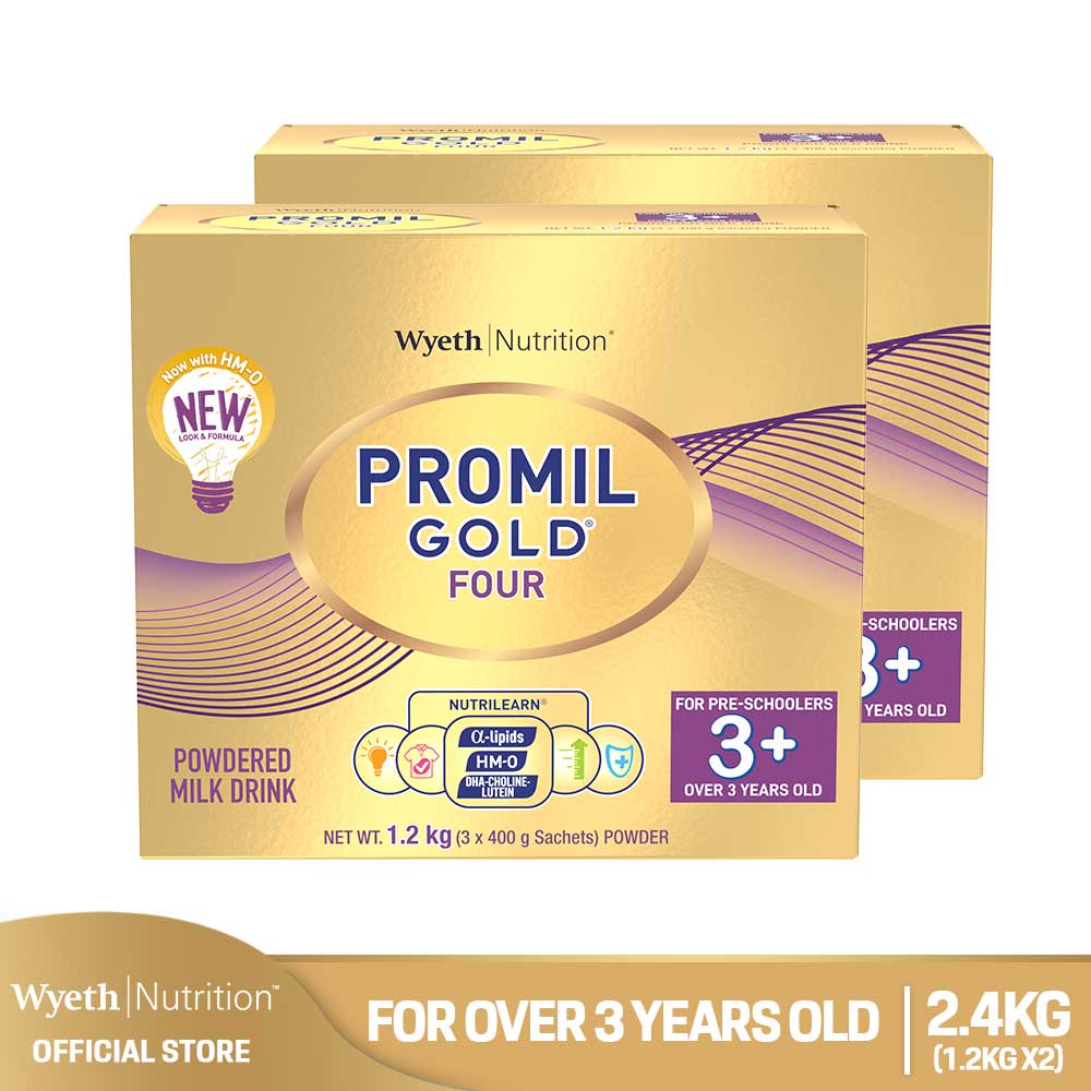 PROMIL GOLD® FOUR Powdered Milk Drink for Over 3 Years, 2.4kg (1.2kg