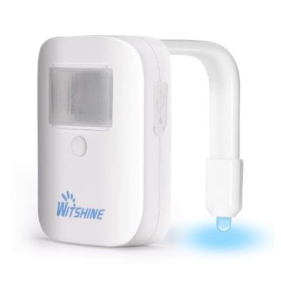 Witshine USB Rechargeable Water Closet Toilet Bowl Night Light Shopee