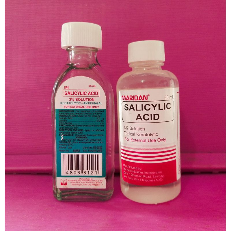 Salicylic Acid 25ml & 60ml Shopee Philippines