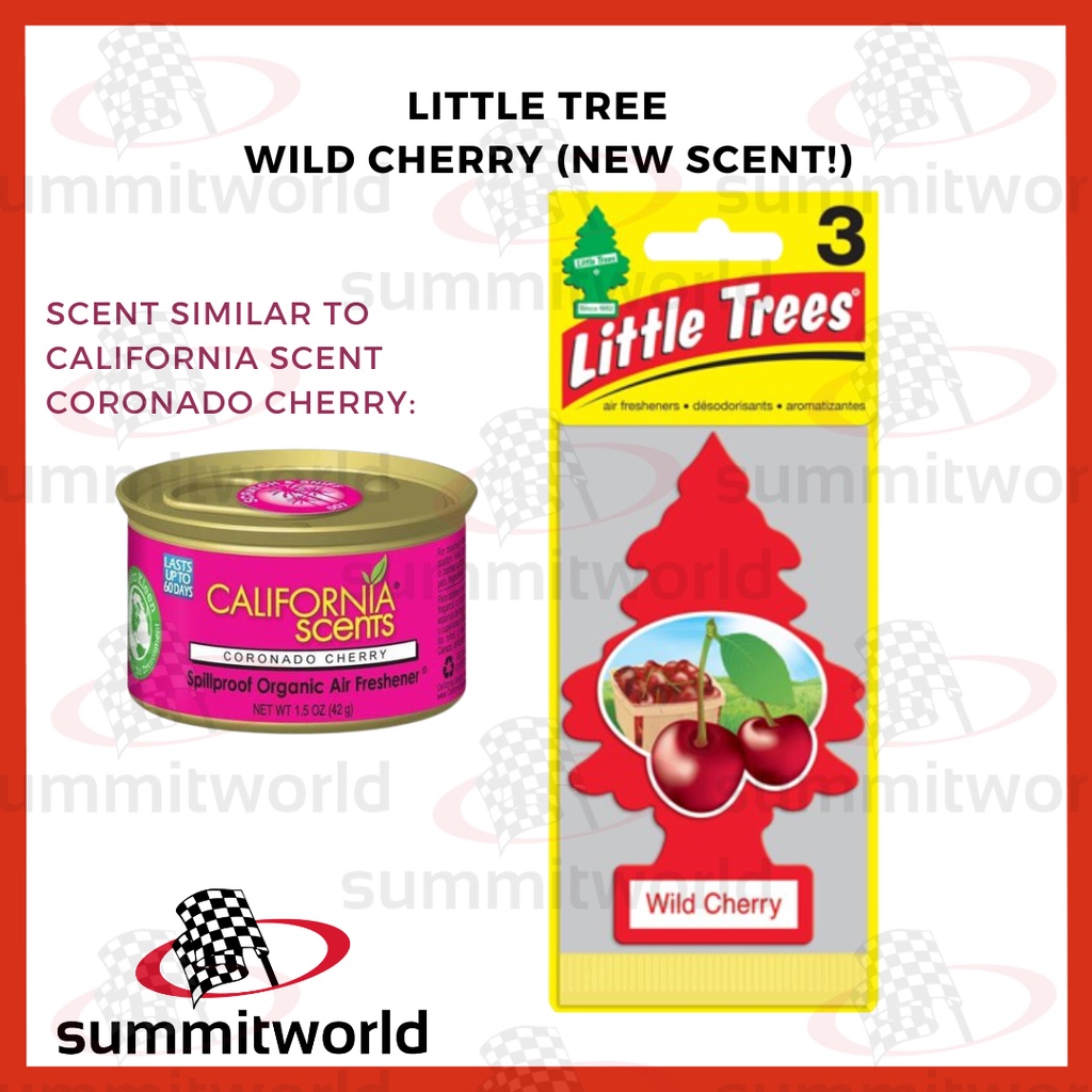 Little Tree Car Freshener Wild Cherry (similar to California Scent