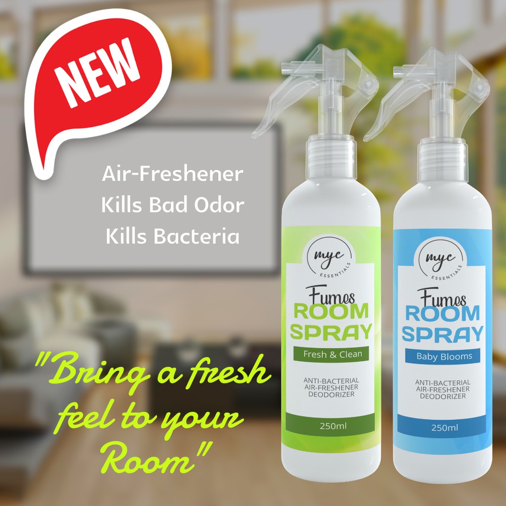 Fumes Antibacterial Room Spray 250ML Premium Fragrance Ingredients Shopee Philippines