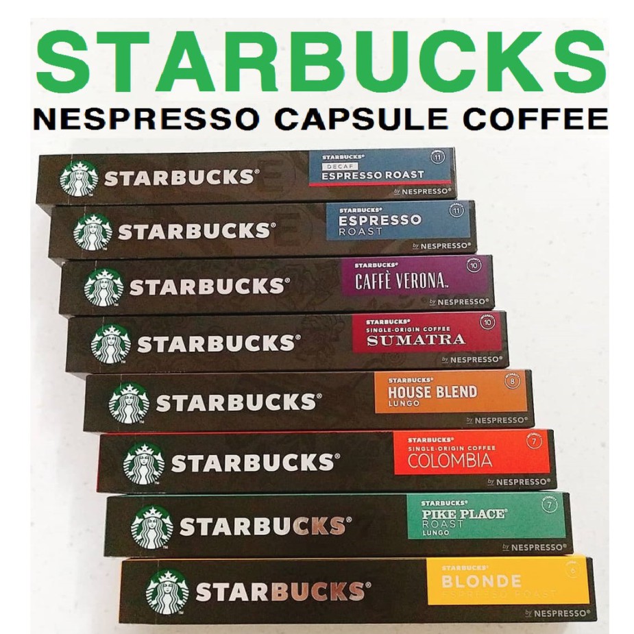 Starbucks Nespresso Capsules for nespresso machine Shopee Philippines