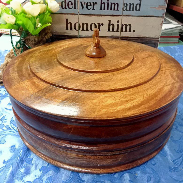 PCBS WOODEN COMMUNION TRAY ENGRAVED STYLE (12"X12"X4.5") Shopee