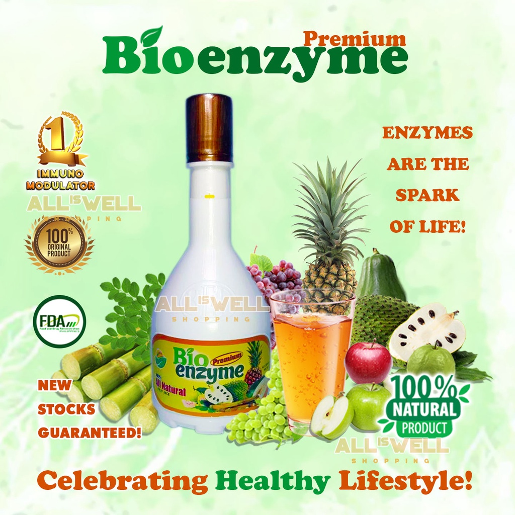 Bioenzyme 500ml Premium New Label Systemic Enzyme Therapy Digestive