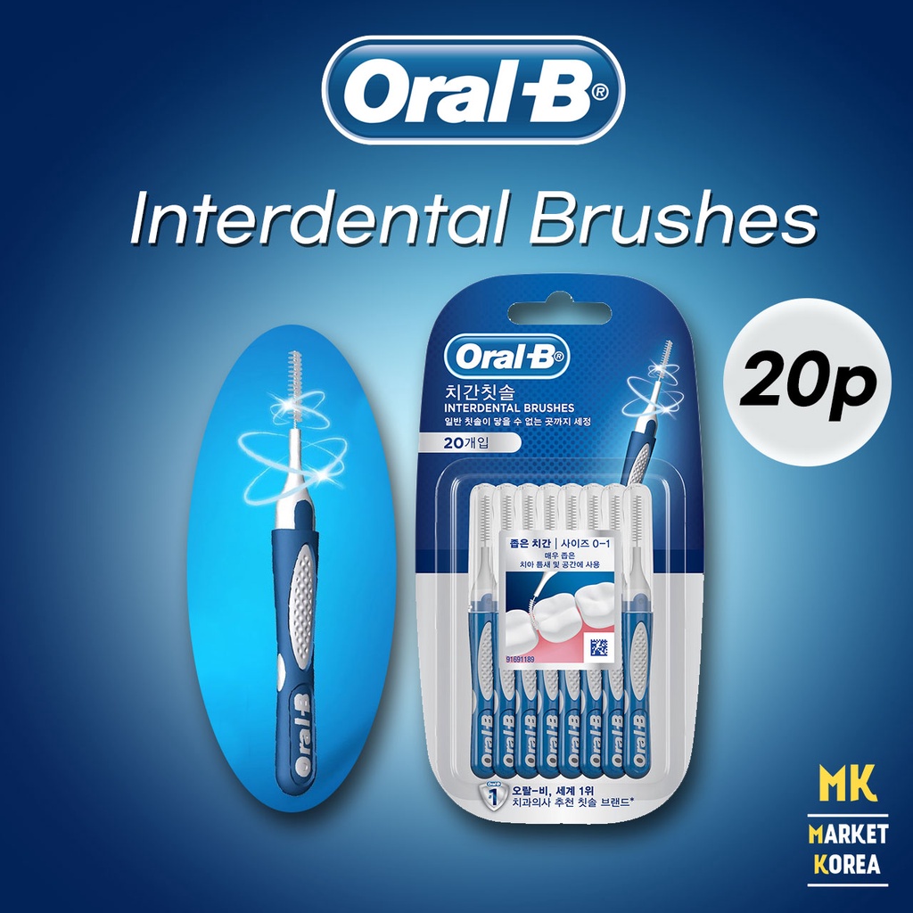 Oralb Precision Clean Interdental Brushes, 20 Brushes, Shipping From