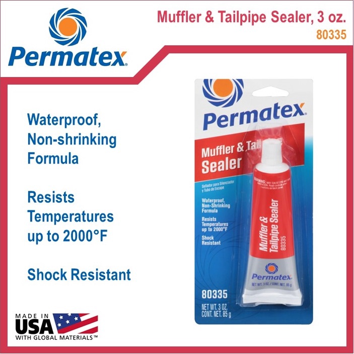 Permatex Muffler and Tailpipe Sealer, 3 oz. 80335 Shopee Philippines