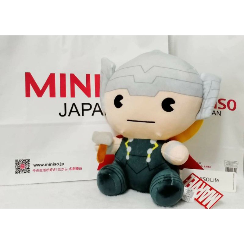 Miniso Marvel Plush Thor (25.5cm) Shopee Philippines