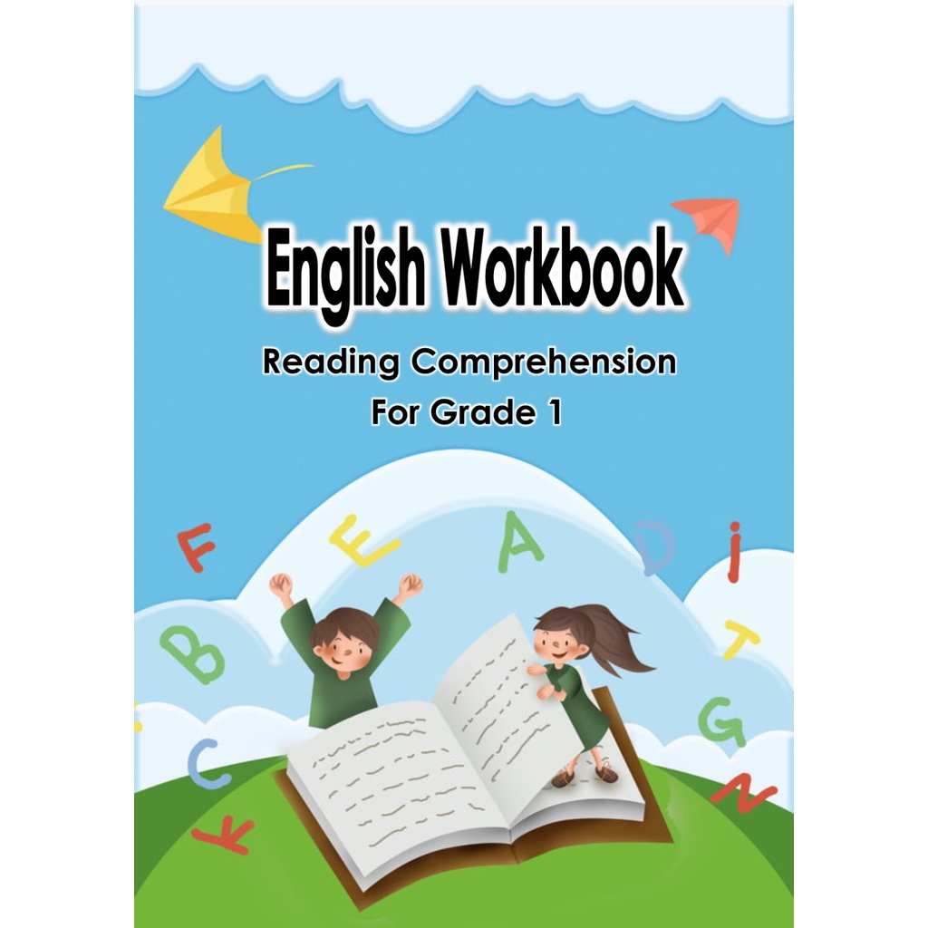 Grade 1 English Workbook (Reading Comprehension 59 Pages) Shopee