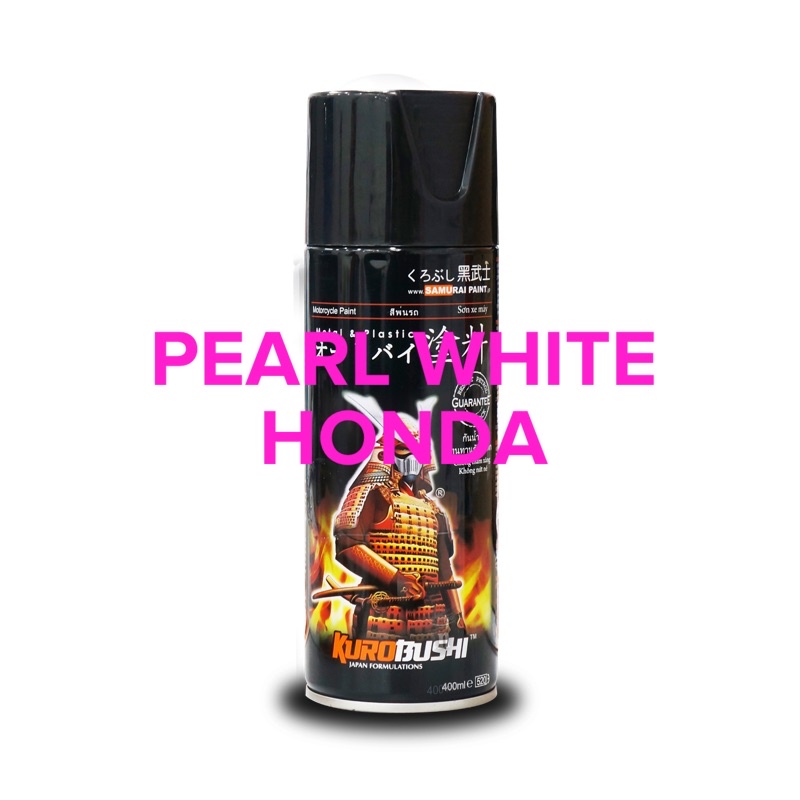 SAMURAI SPRAY PAINT PEARL WHITE HONDA Shopee Philippines