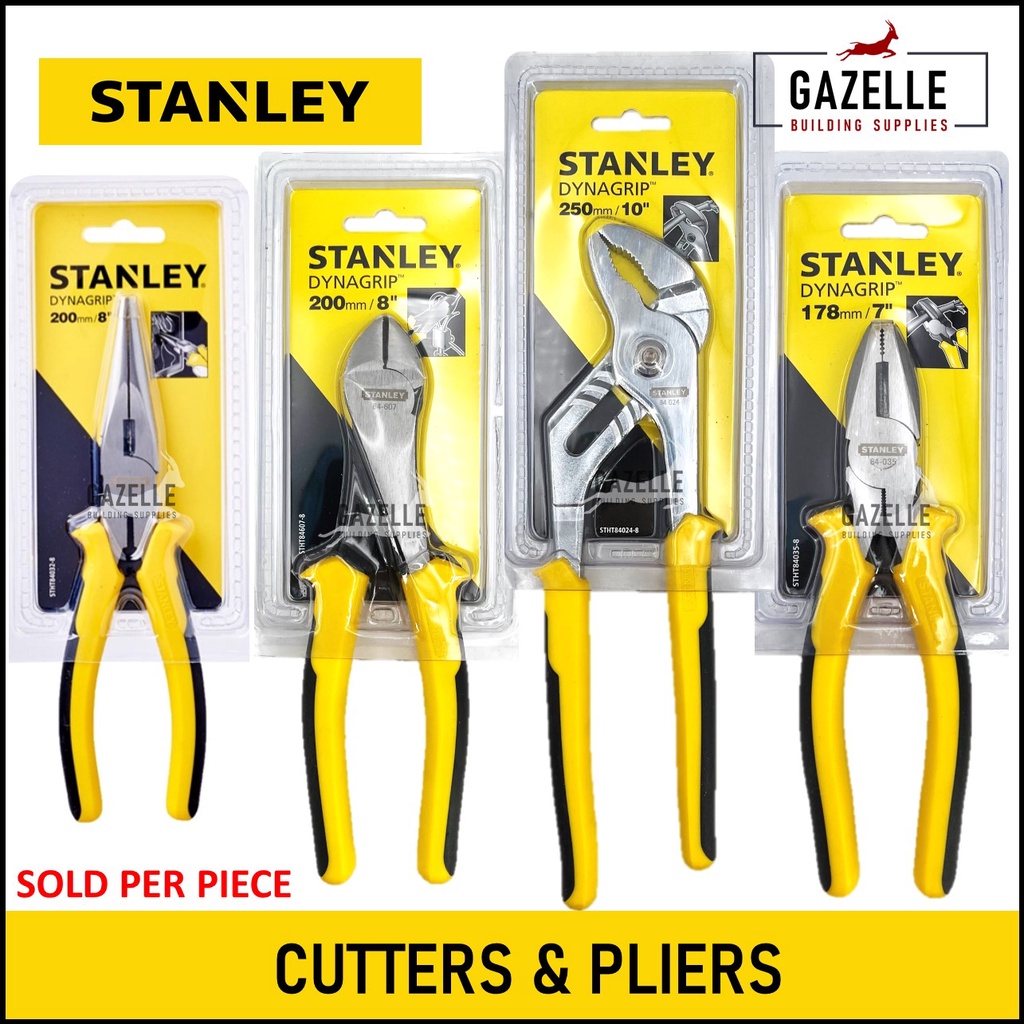 Stanley Combination Pliers Cutters Diagonal Cutting Long Nose Linesman