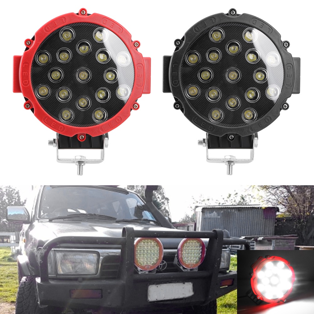Spot Beam Driving Light 51W LED Work Light For Truck Tractor 4x4 Off