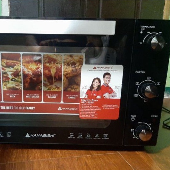HANABISHI 55L.CONVECTION ELECTRIC OVEN w/ Rotisserie Function HEO55SS Shopee Philippines