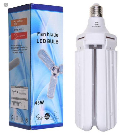 Buy 1 Take 1 Original Foldable Fan Blade Led Bulb 3 Blades High