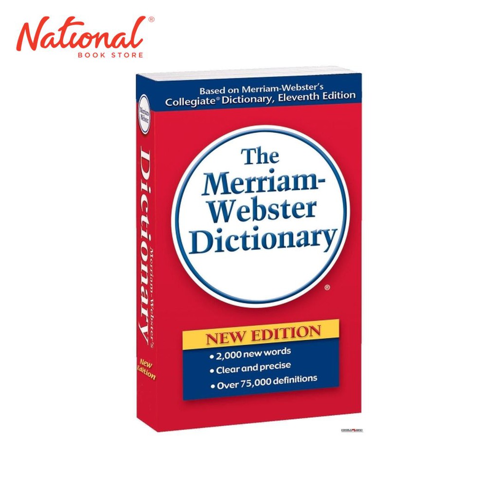 Merriam Webster Dictionary New Edition Trade Paperback Shopee Philippines