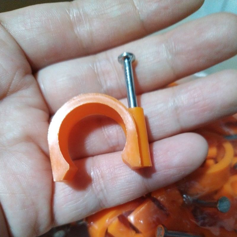 orange pvc clamp 1/2" size (10pc) Shopee Philippines