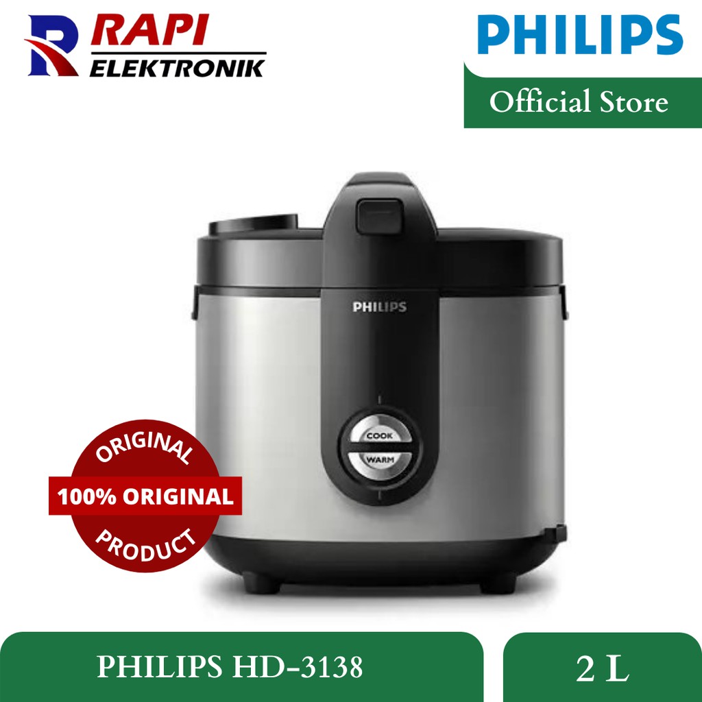 Philips Hd3138 / Rice Cooker 2l Shopee Philippines