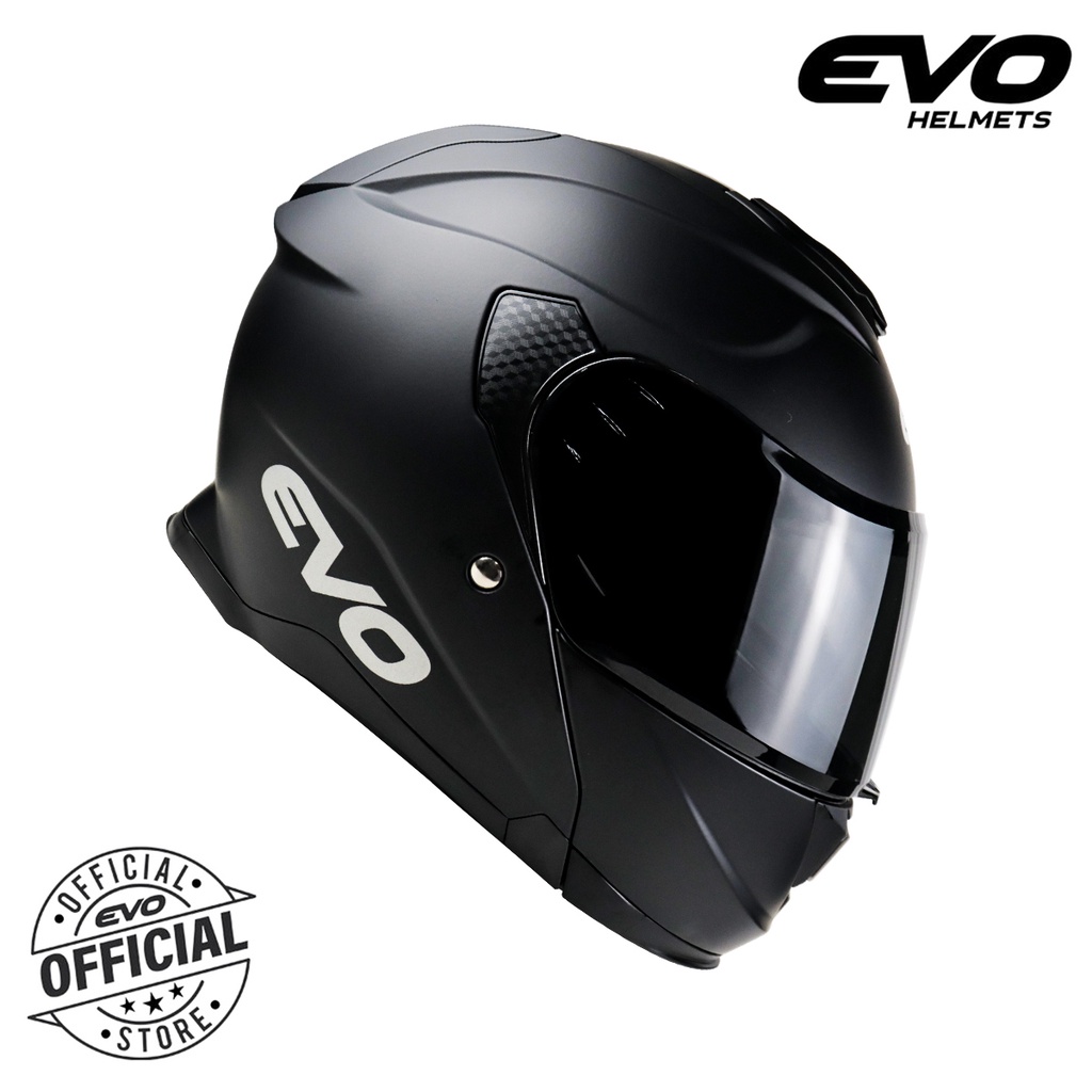 EVO Vxr5000 Plain Modular Dual Visor Helmet Shopee Philippines