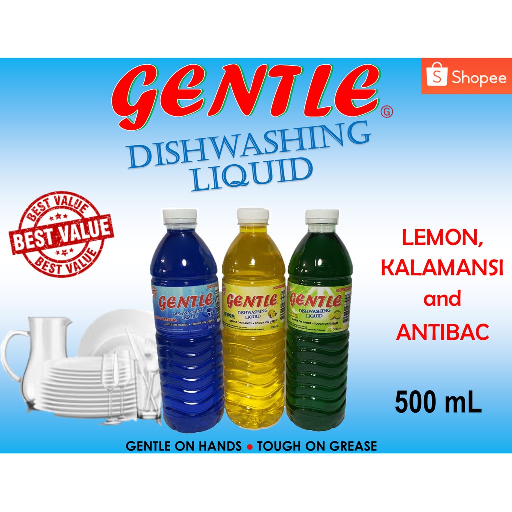 GENTLE Dishwashing Liquid 500ml Shopee Philippines