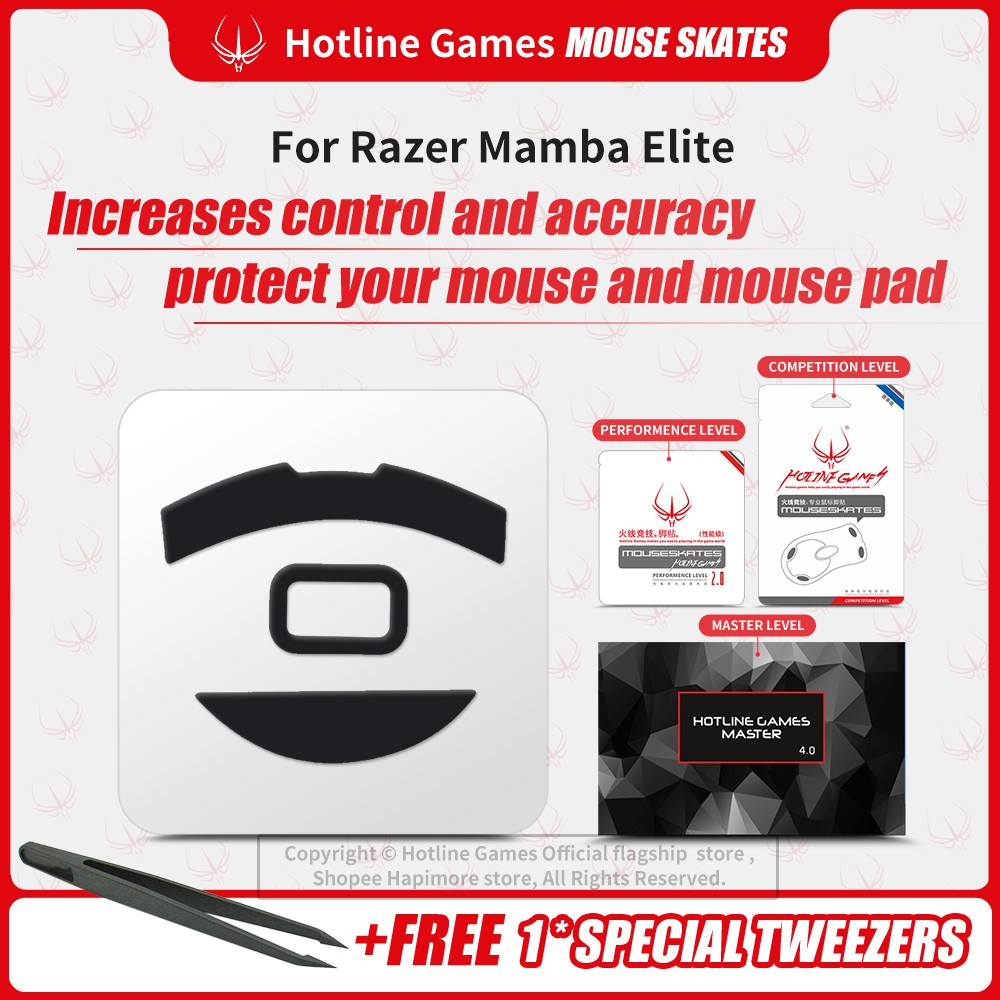 Hotline Games Mouse Skates Mouse feet pad Replacement feet