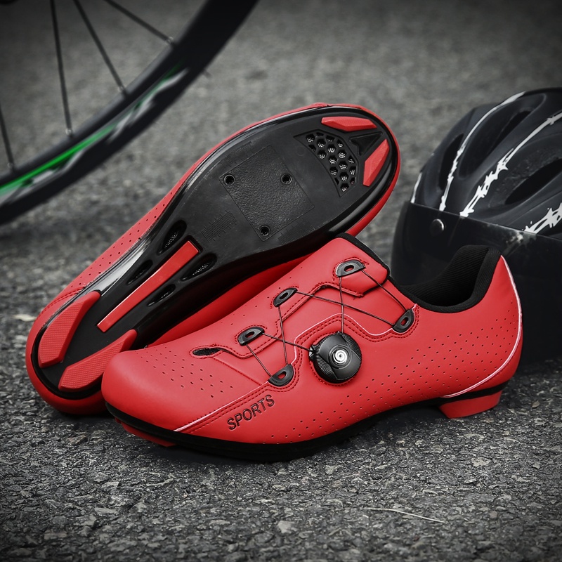 Roadbike Cleats Shoes Men's Road Bke Cycling Shoes Microtex Men's