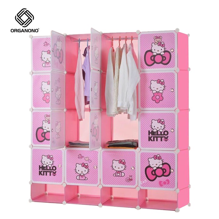 Organono HK Kitty Multipurpose 916 Doors DIY File Storage Book Shelves