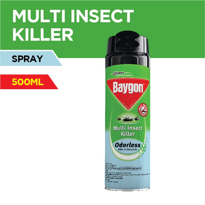 Baygon MultiInsect Killer Odorless 500 ml Shopee Philippines