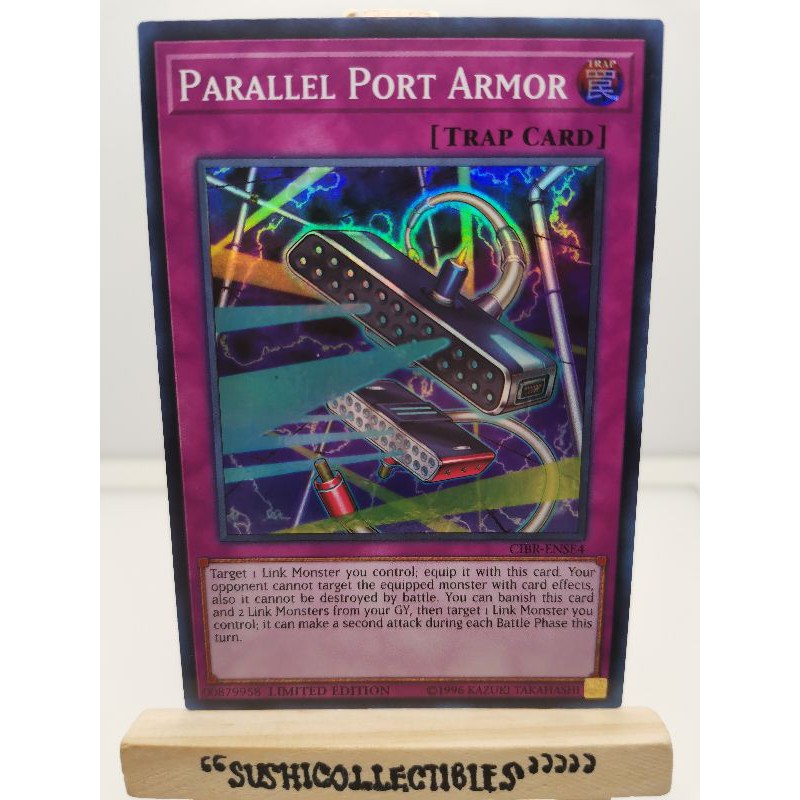 Yugioh! 1x Parallel Port Armor (CIBR Super Rare) Limited Edition READ