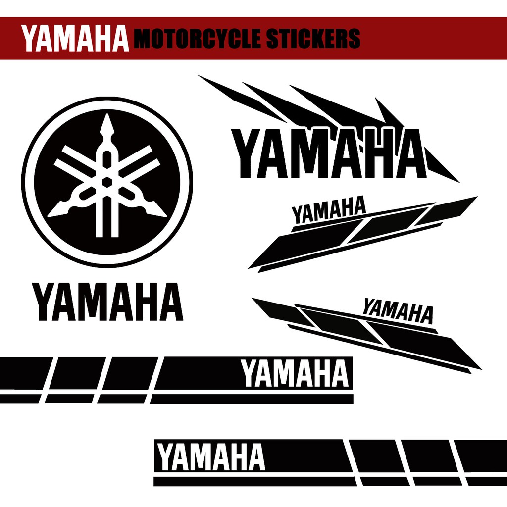 YAMAHA MOTORCYCLE STICKER (1 pc) Shopee Philippines