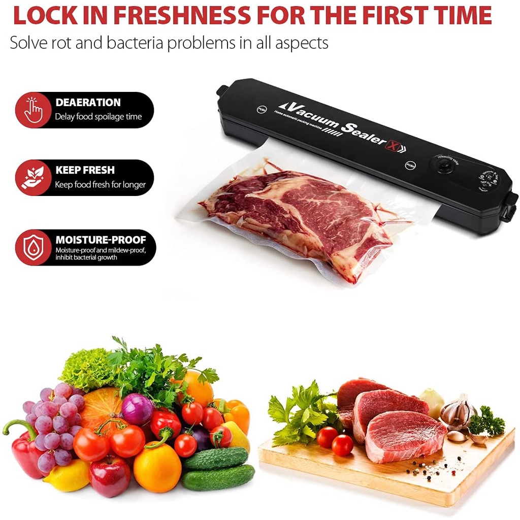 Home Automatic Packing Machine Vacuum Sealer Seal Fresh Food Vacuum