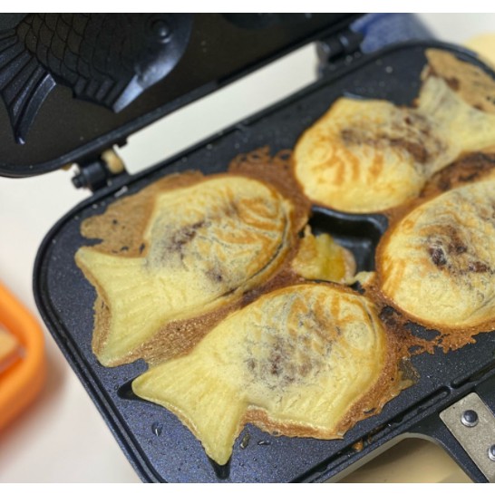 LrMY [Made in Korea] Fish Shape Waffle maker grill Pan Korean