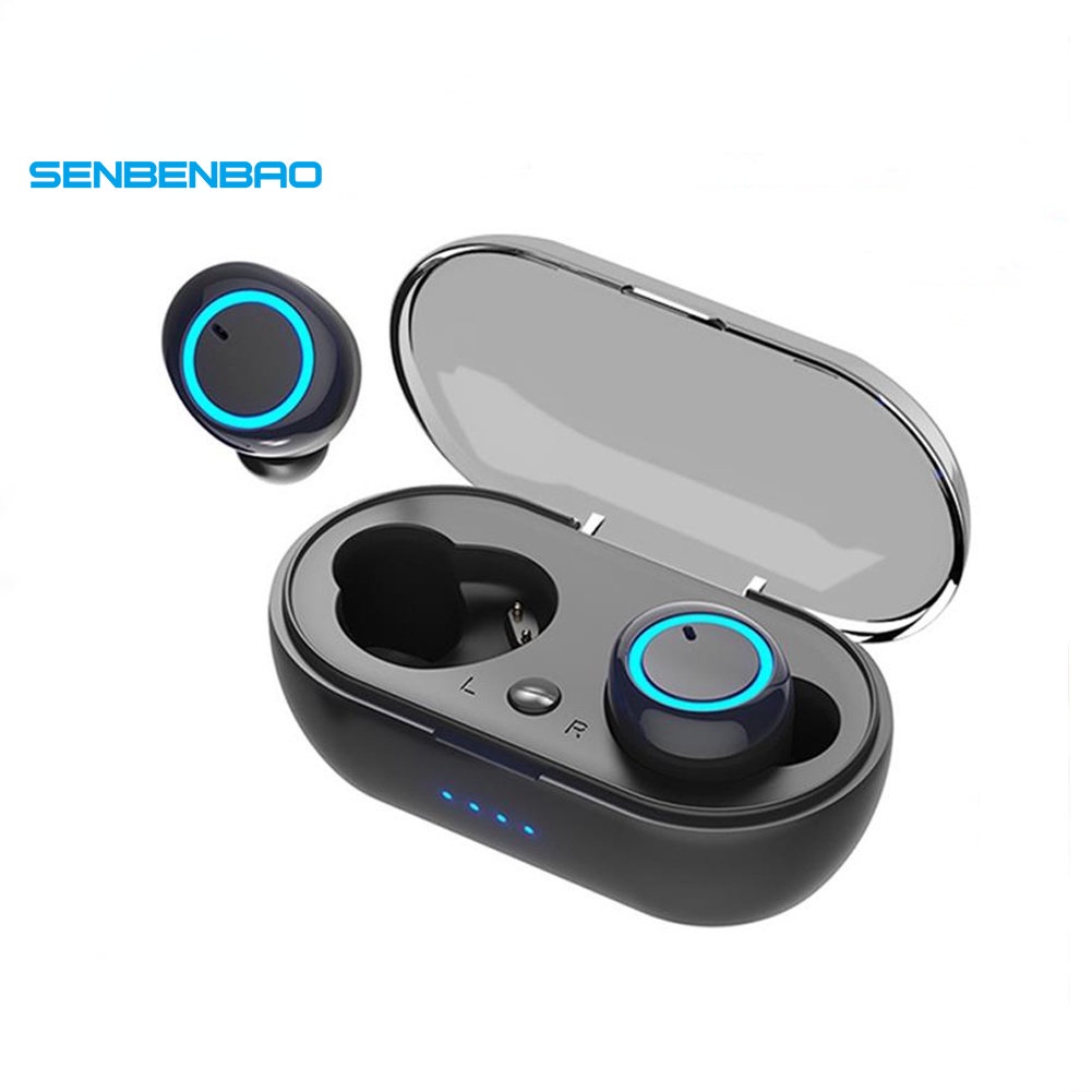 Y50 TWS Wireless Bluetooth Earphone Touch Control 9D Stereo Headset