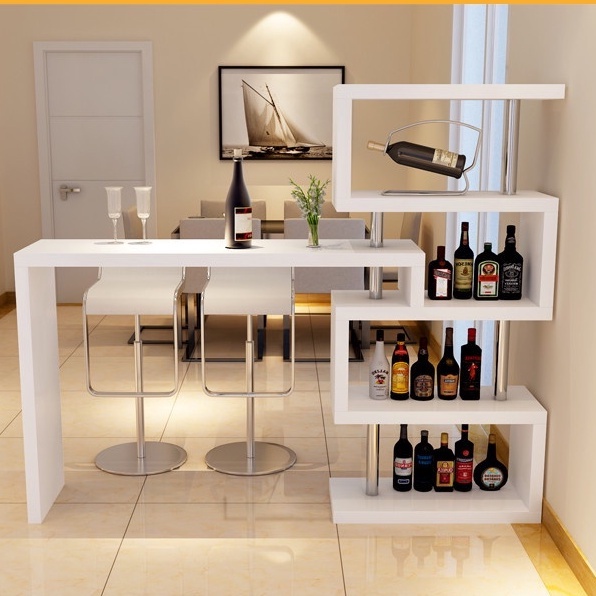 Ergonomic Modern Mini Bar Counter table with Rotating 360 Bar Counter