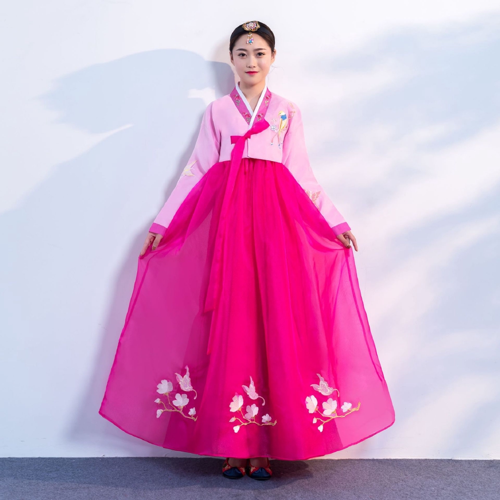 New Korean Traditional Costume Hanbok Dress Hanbok Female Korea Palace