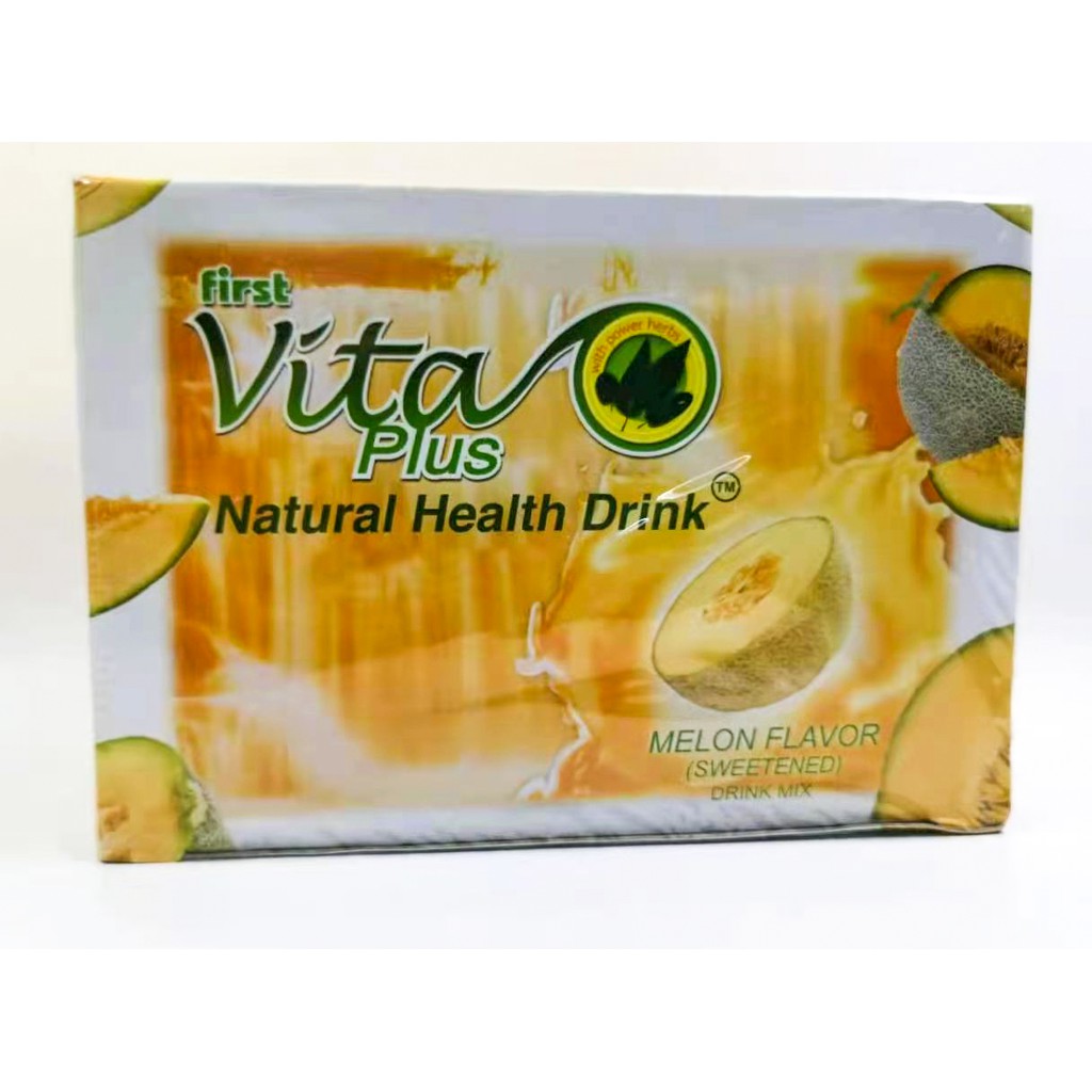 First Vita Plus Health Powder Drink Melon Flaver 20 sachets Shopee