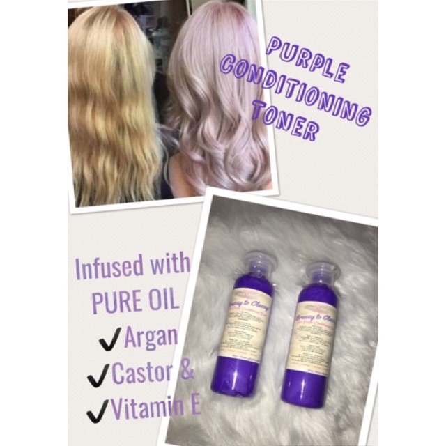 Purple Hair Conditioner Toner treatment Shopee Philippines