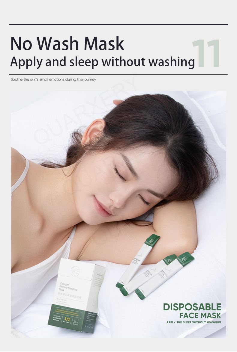 【Official Original】QUARXERY Collagen Firming Sleeping Mask Jelly Mask