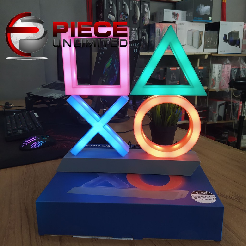 PS Icons Light XL Playstation Button Controls LED Colored Ambient Light