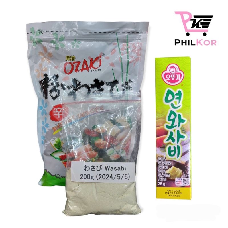 Ottogi Prepared Wasabi / Mustard Tube 35g / Ozaki Wasabi Powder 200g