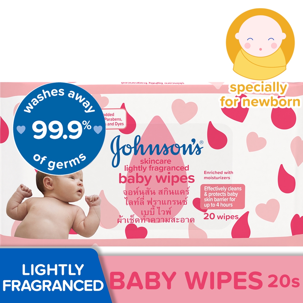 Johnson's Baby Skincare Wipes 20s Shopee Philippines