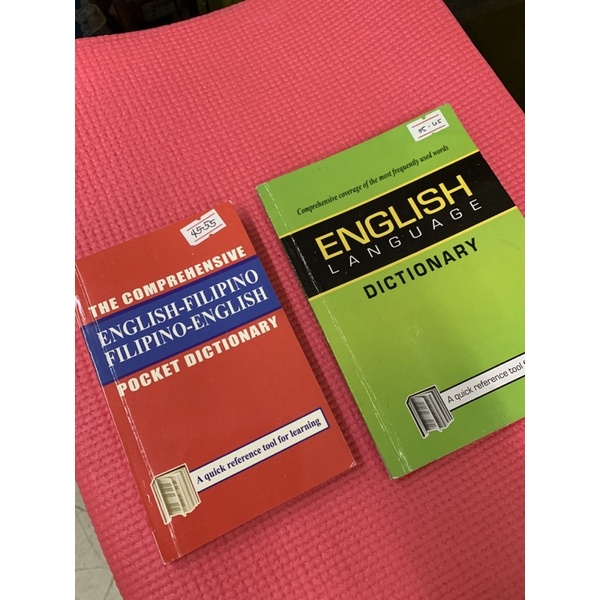 dictionary english tagalog translation filipino english Shopee