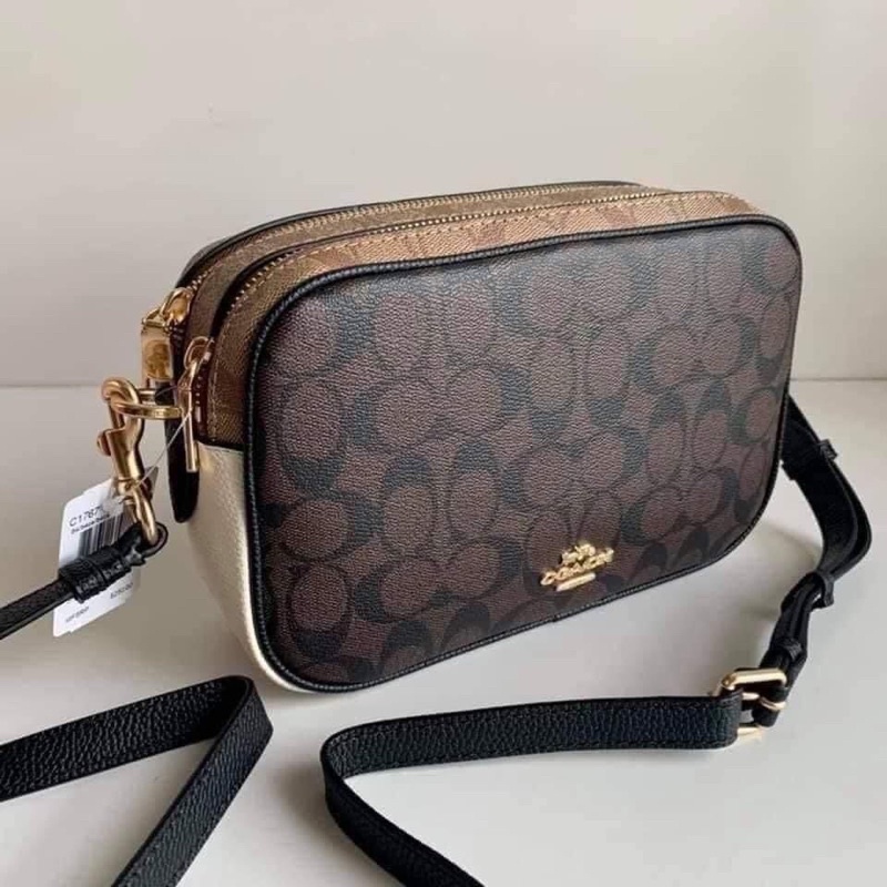 CHARIEKU COACH DOUBLE ZIPPER CROSSBODY/SHOULDER BAG Shopee Philippines