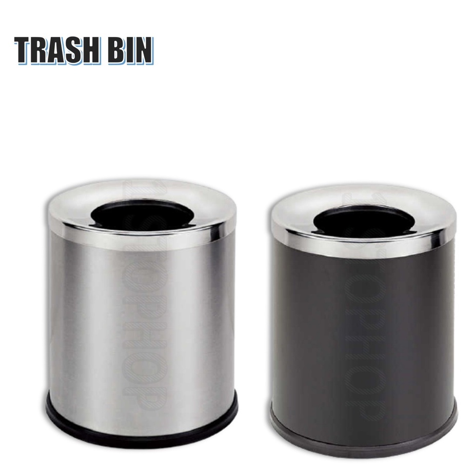 trash Can Stainless steel trash,Durable Waste bins Trash Bin Double