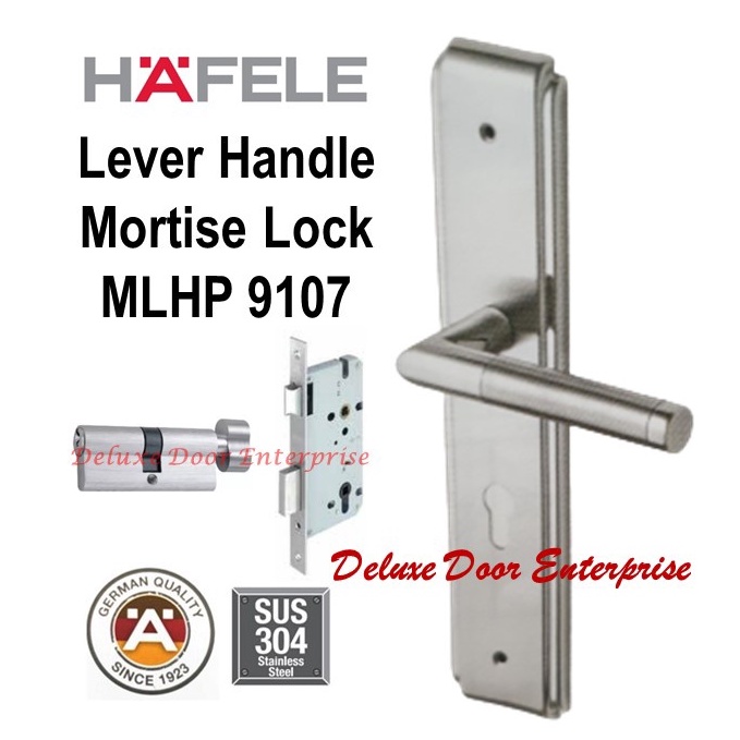 Hafele Lever Handle Mortise Lock MLHP9107 / Mortise Lock / Hafele 9107