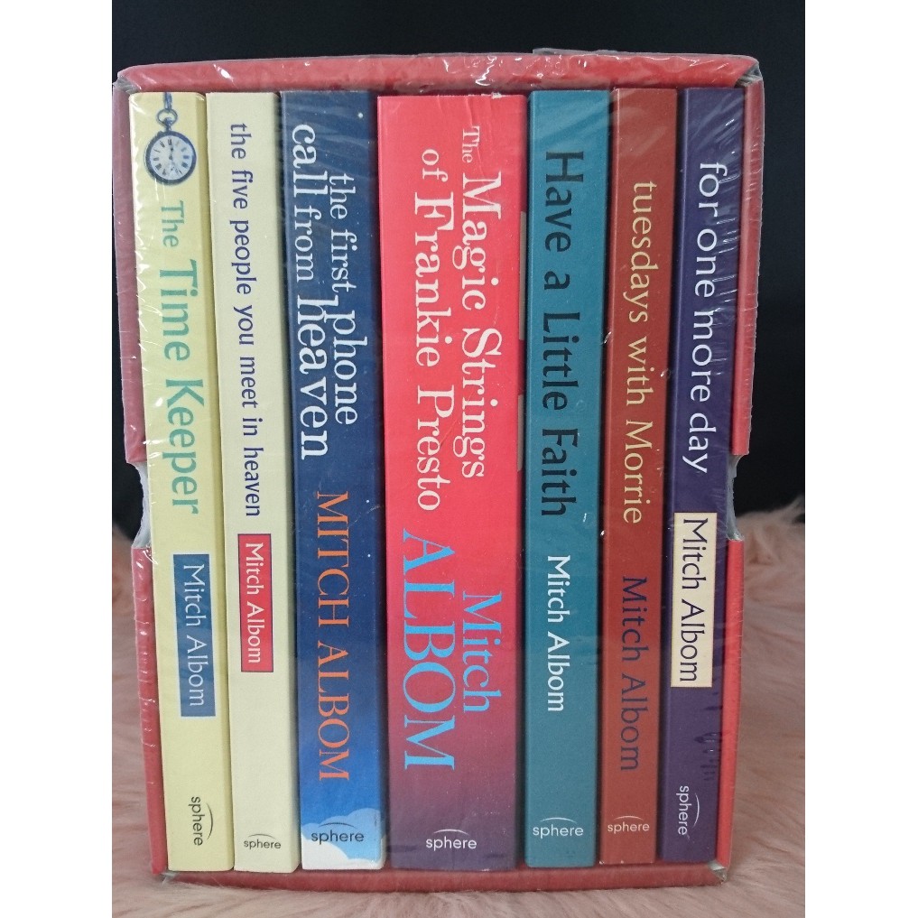 The Mitch Albom Collection 7book and 8book Boxset Shopee Philippines