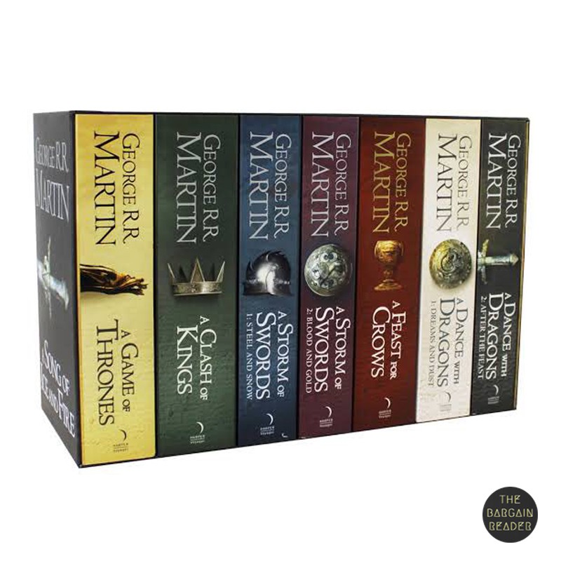 [7 BOOKS] Game of Thrones Deluxe Complete Boxed Set (UK Edition) by
