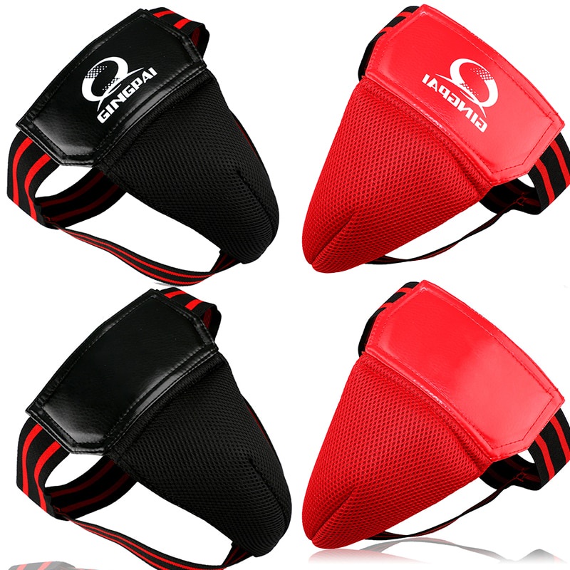 Adult Male MMA Crotch Protector TKD Karate Groin Guard Child Men Groin