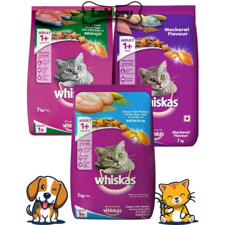 1 Sack Whiskas Dry Food (7kg) Shopee Philippines