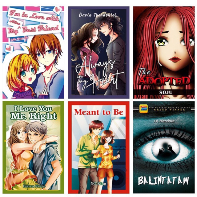Bundle of 6 Wattpad Books (Tagalog) Shopee Philippines