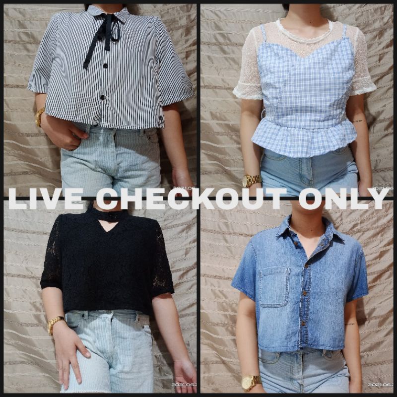 Korean Tops/Dress Live Checkout) Shopee Philippines